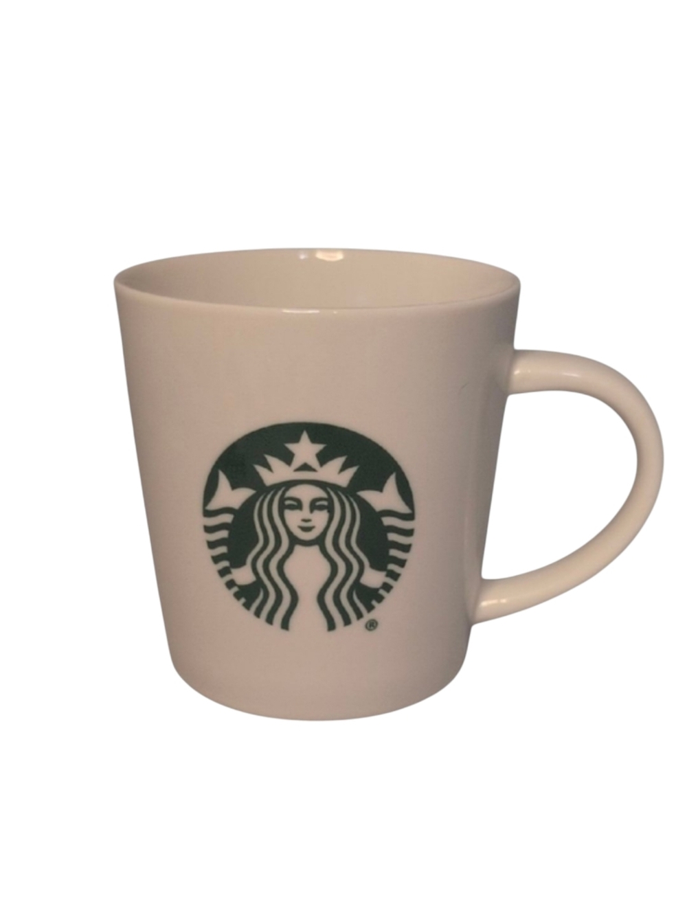 Starbucks White with Green Siren Logo Mug 14 Fl. Oz